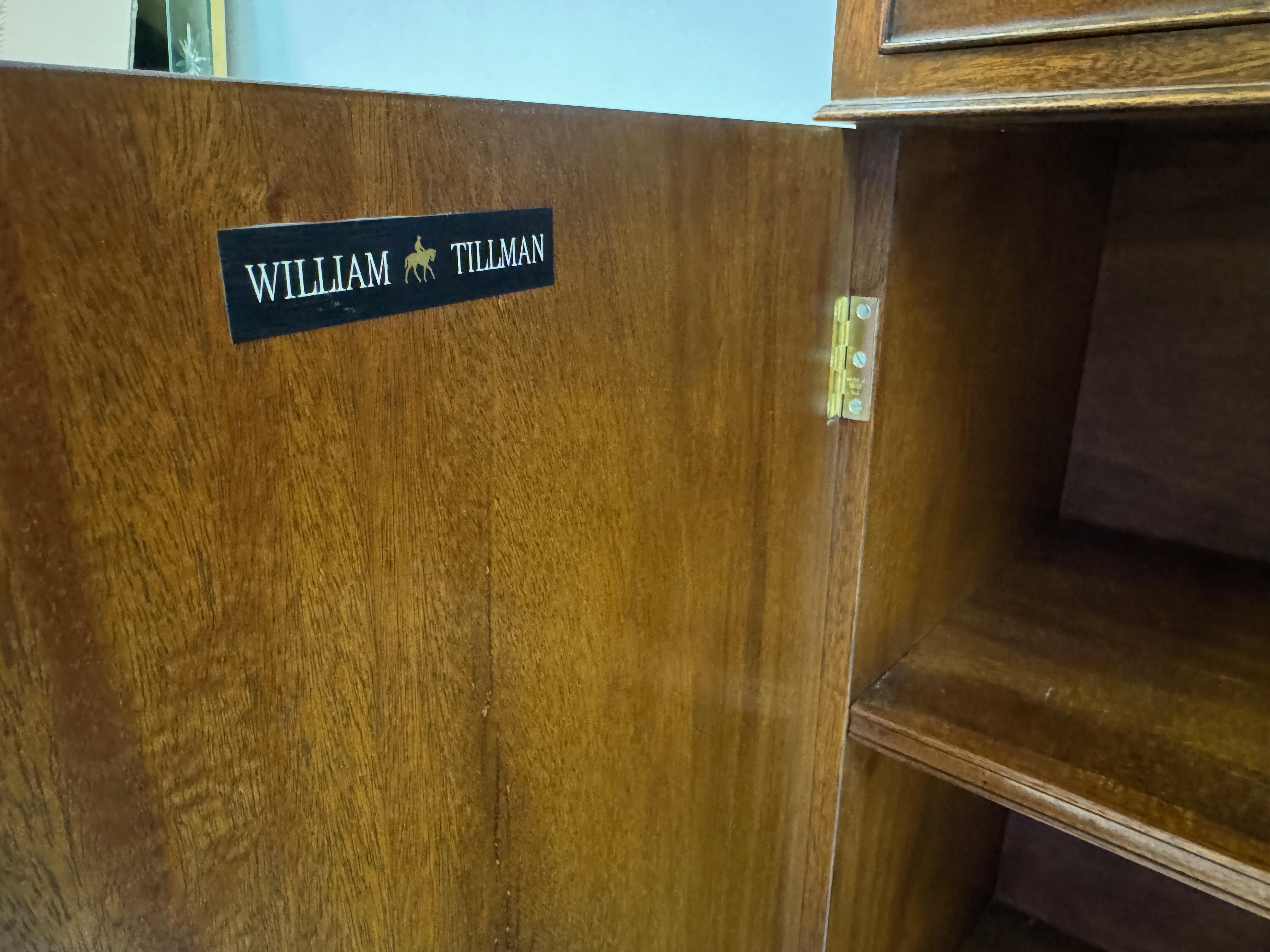 Vintage Mahogany Buffet or Server with Marble Top By William Tillman 3