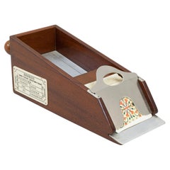 Vintage Mahogany Casino Card Shoe