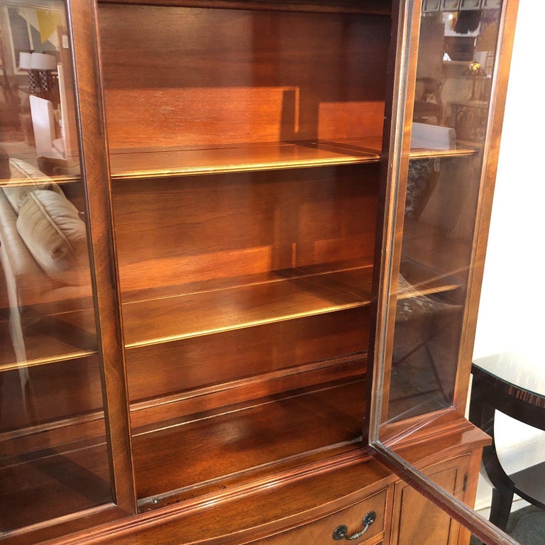 Vintage Mahogany China Hutch For Sale at 1stDibs vintage mahogany