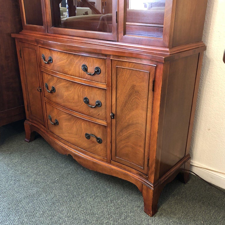Vintage Mahogany China Hutch For Sale at 1stDibs vintage mahogany