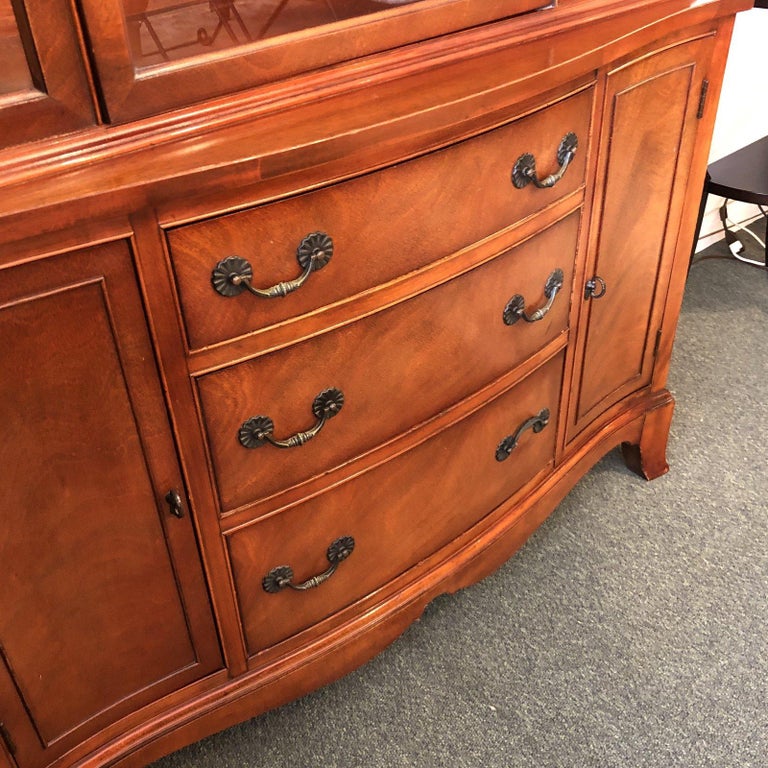 Vintage Mahogany China Hutch For Sale at 1stDibs vintage mahogany