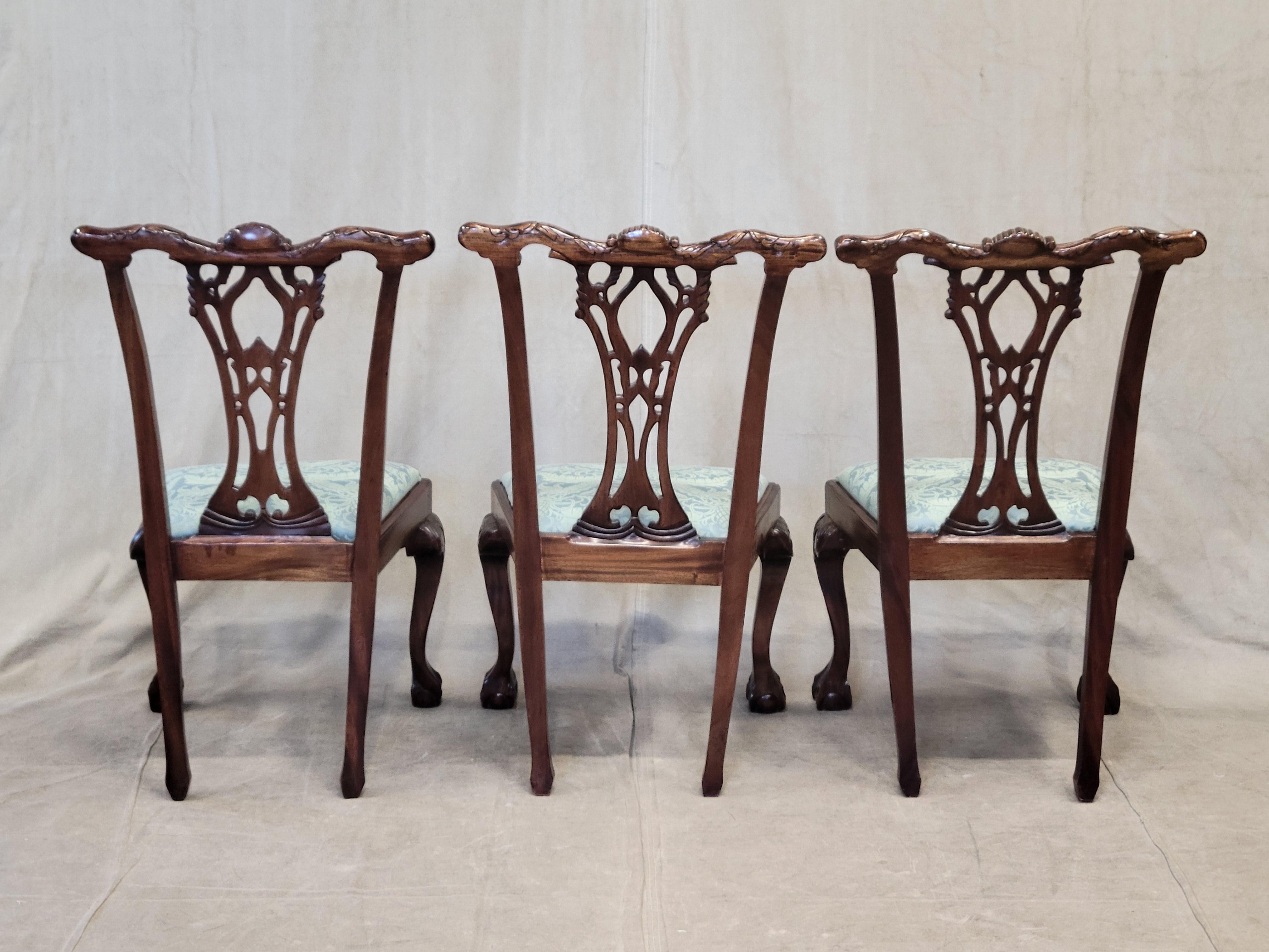 damask dining chair