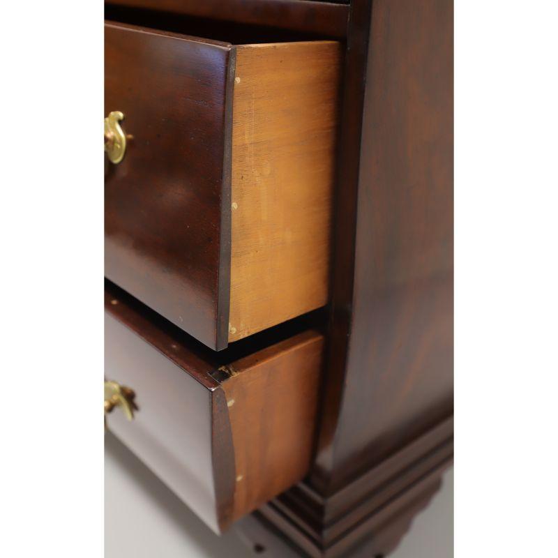 Mahogany Chippendale Style Bombe Chest with Ball in Claw Feet 5