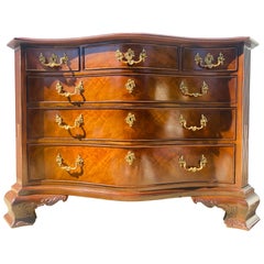 Vintage mahogany Chippendale style chest of drawers by Henredon