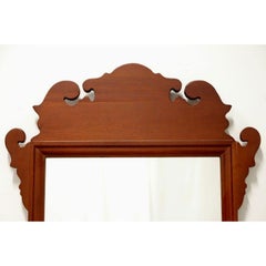 Mahogany Chippendale Style Small Wall Mirror