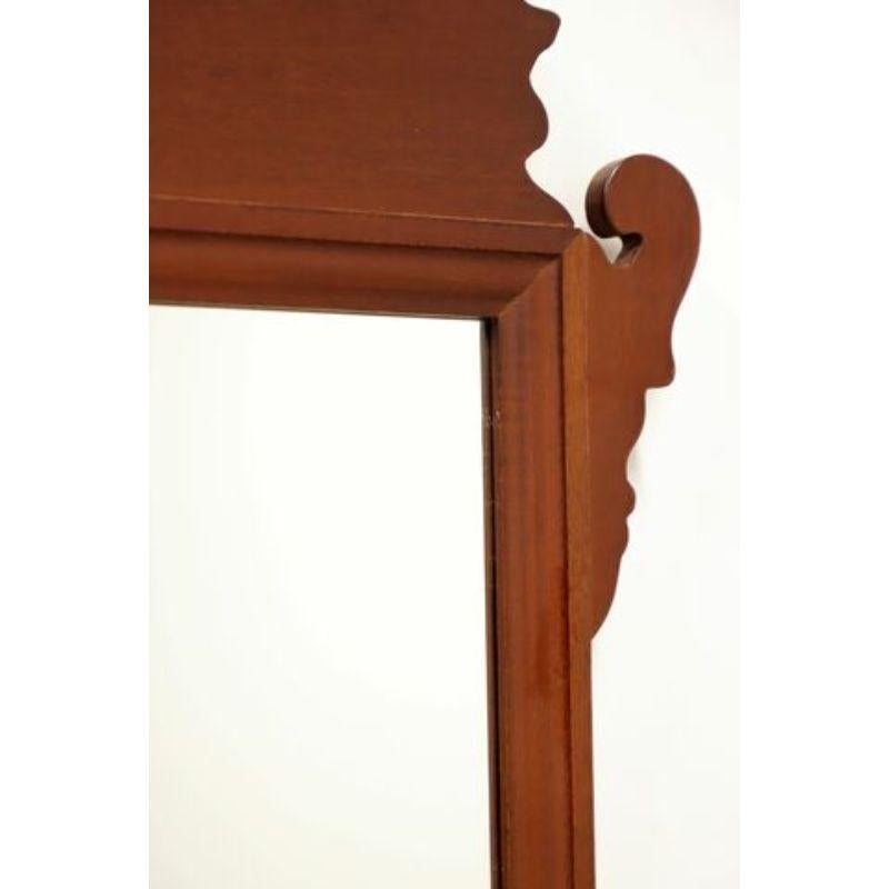 American Mahogany Chippendale Style Small Wall Mirror