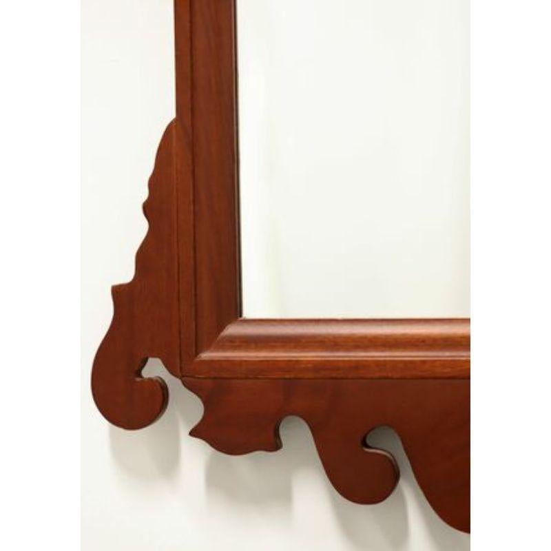 Mahogany Chippendale Style Small Wall Mirror In Excellent Condition In Charlotte, NC