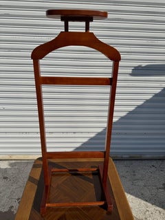 Vintage Mahogany Clothier Valet