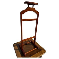 Vintage Mahogany Clothier Valet