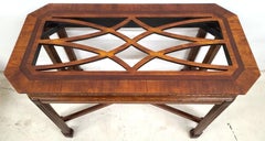 Base per tavolo da pranzo per divano in mogano vintage di Universal Furniture