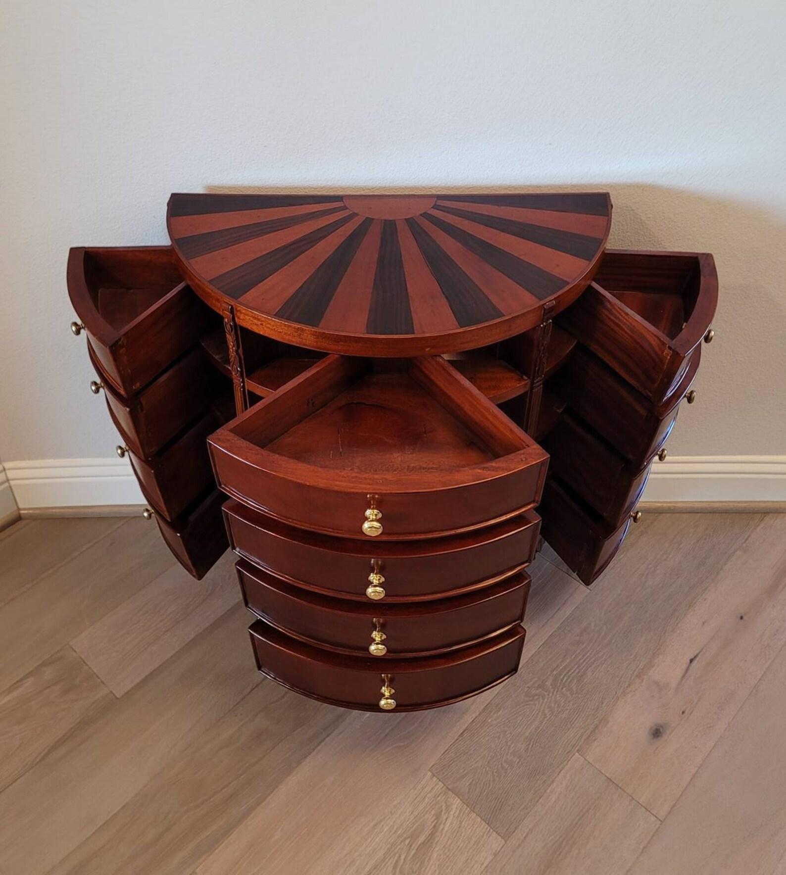 round chest of drawers