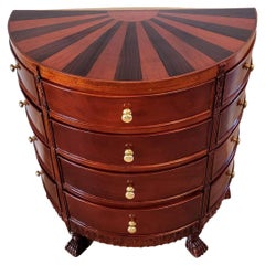 Vintage Mahogany Demilune Chest of Drawers