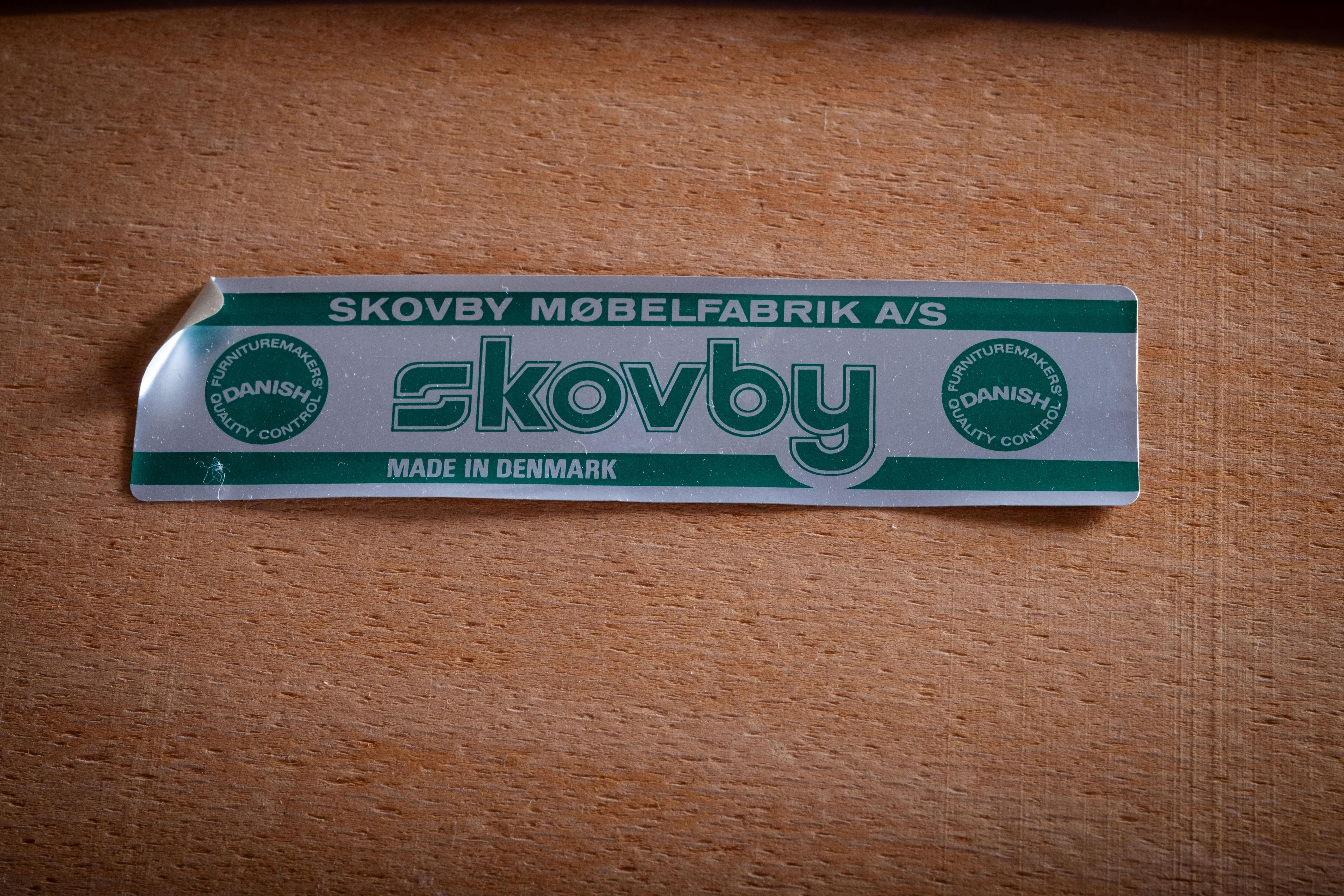 Chaises de salle à manger vintage en acajou de Skovby Møbelfabrik, 1970 en vente 1