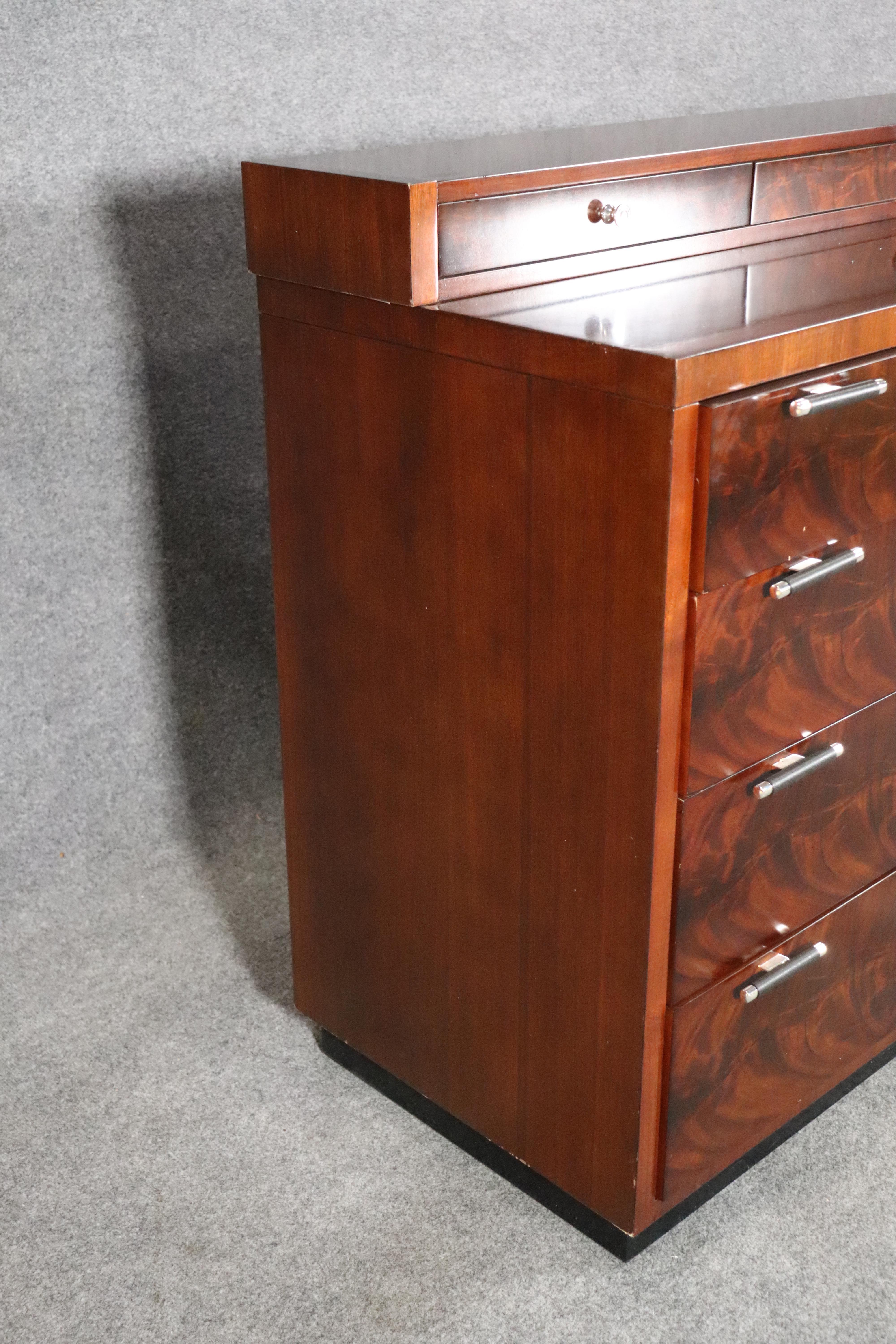 Art Deco Vintage Mahogany Dresser For Sale