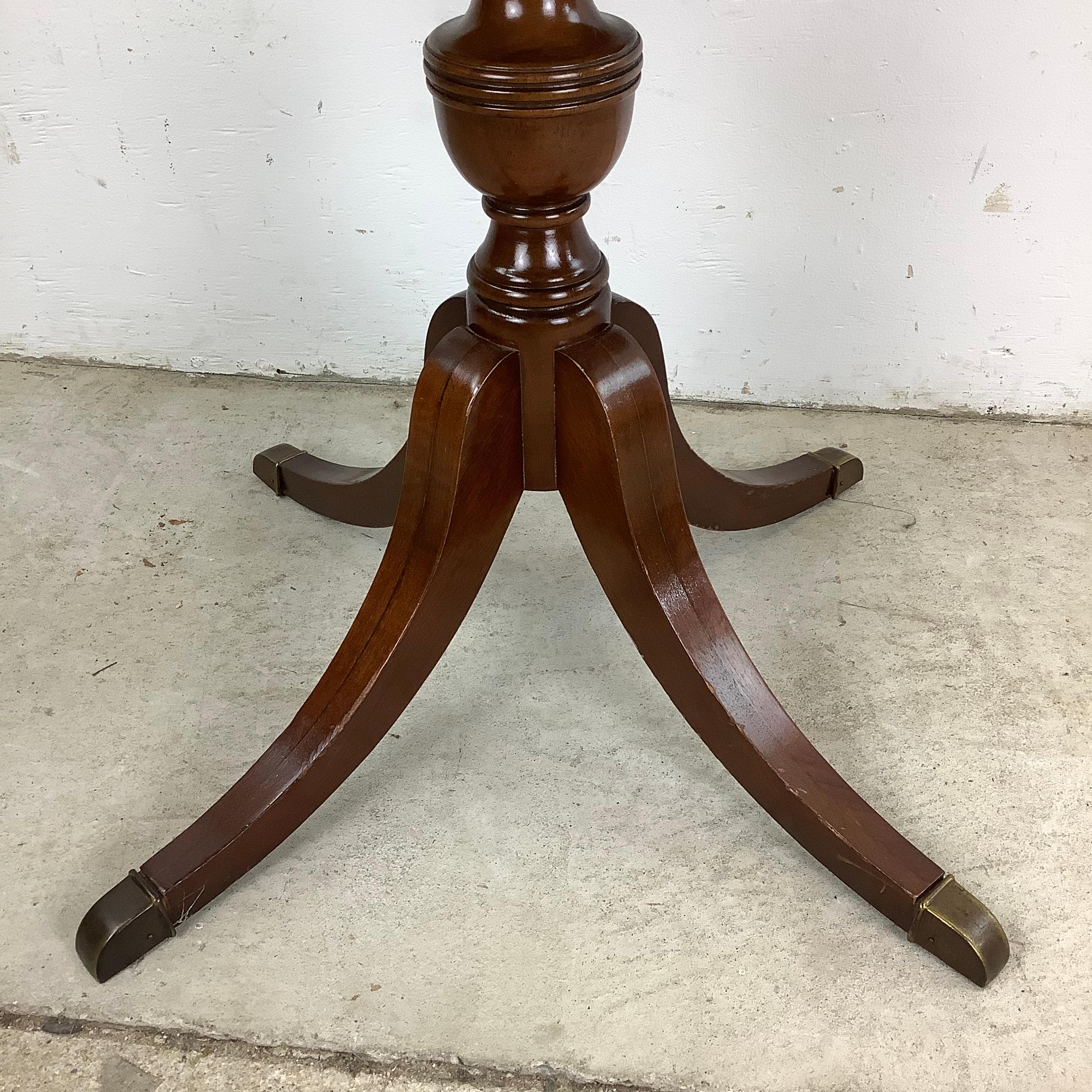 Vintage Mahogany Drum Table after Duncan Phyfe 2