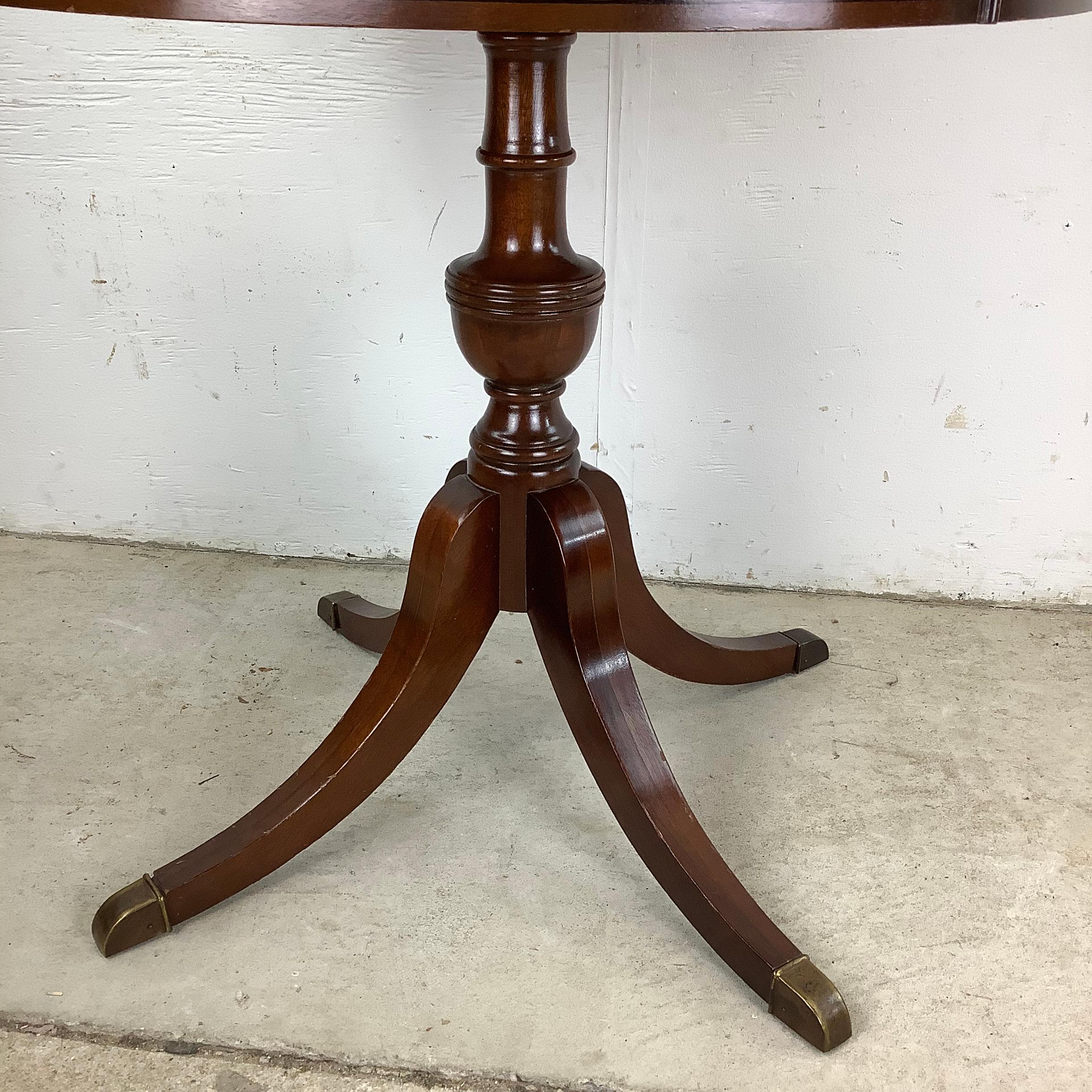 Unknown Vintage Mahogany Drum Table after Duncan Phyfe