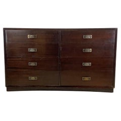 Vintage Mahagoni Acht Schubladen Schlafzimmer Kommode