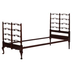 Vintage Mahogany Filigree Twin Bed C1940