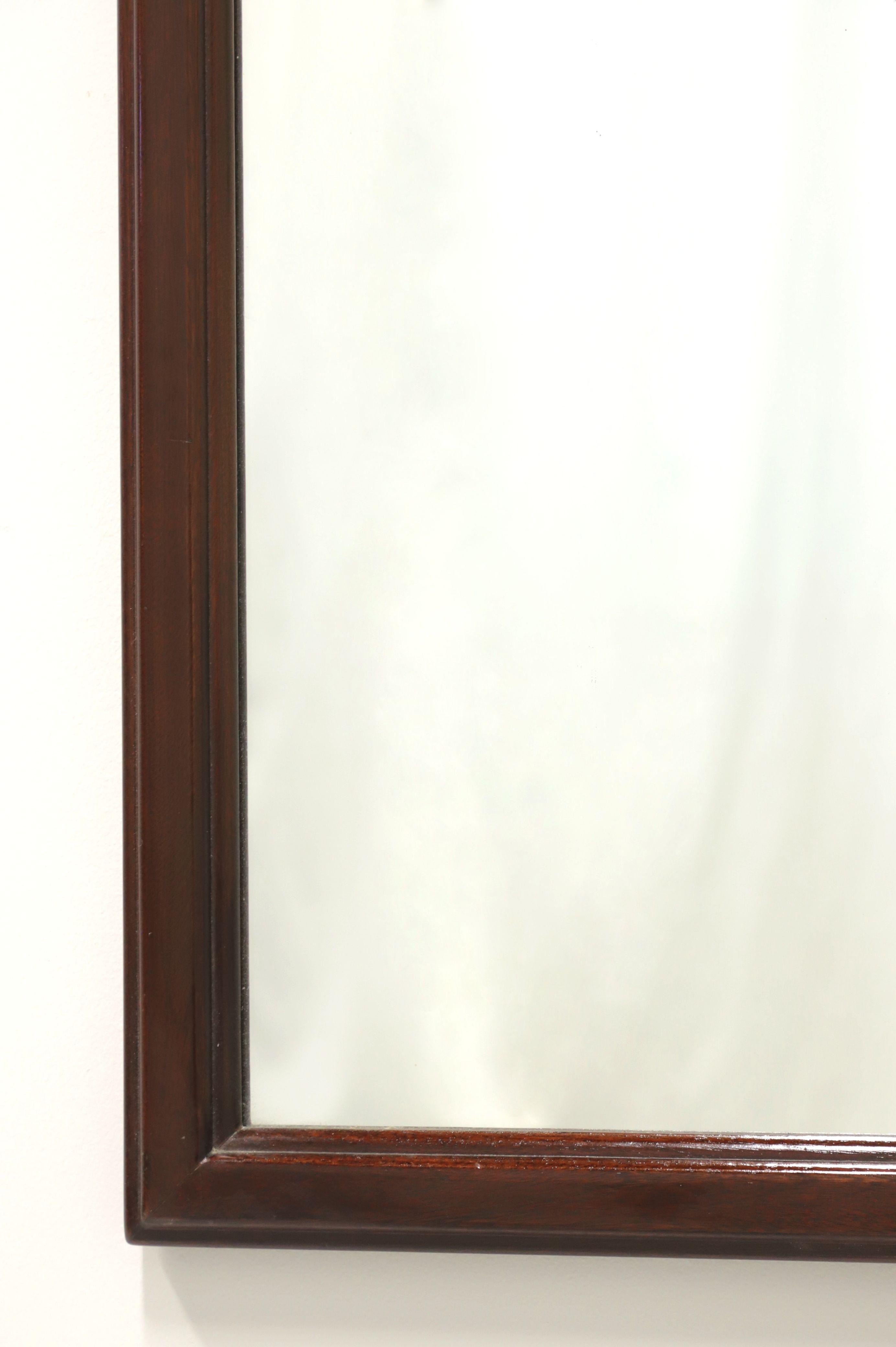 Vintage Mahogany French Wall Mirror In Good Condition In Charlotte, NC