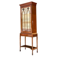 Vintage Mahogany Glass Display Cabinet