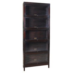 Vintage Mahogany Globe Wernicke Bookcase