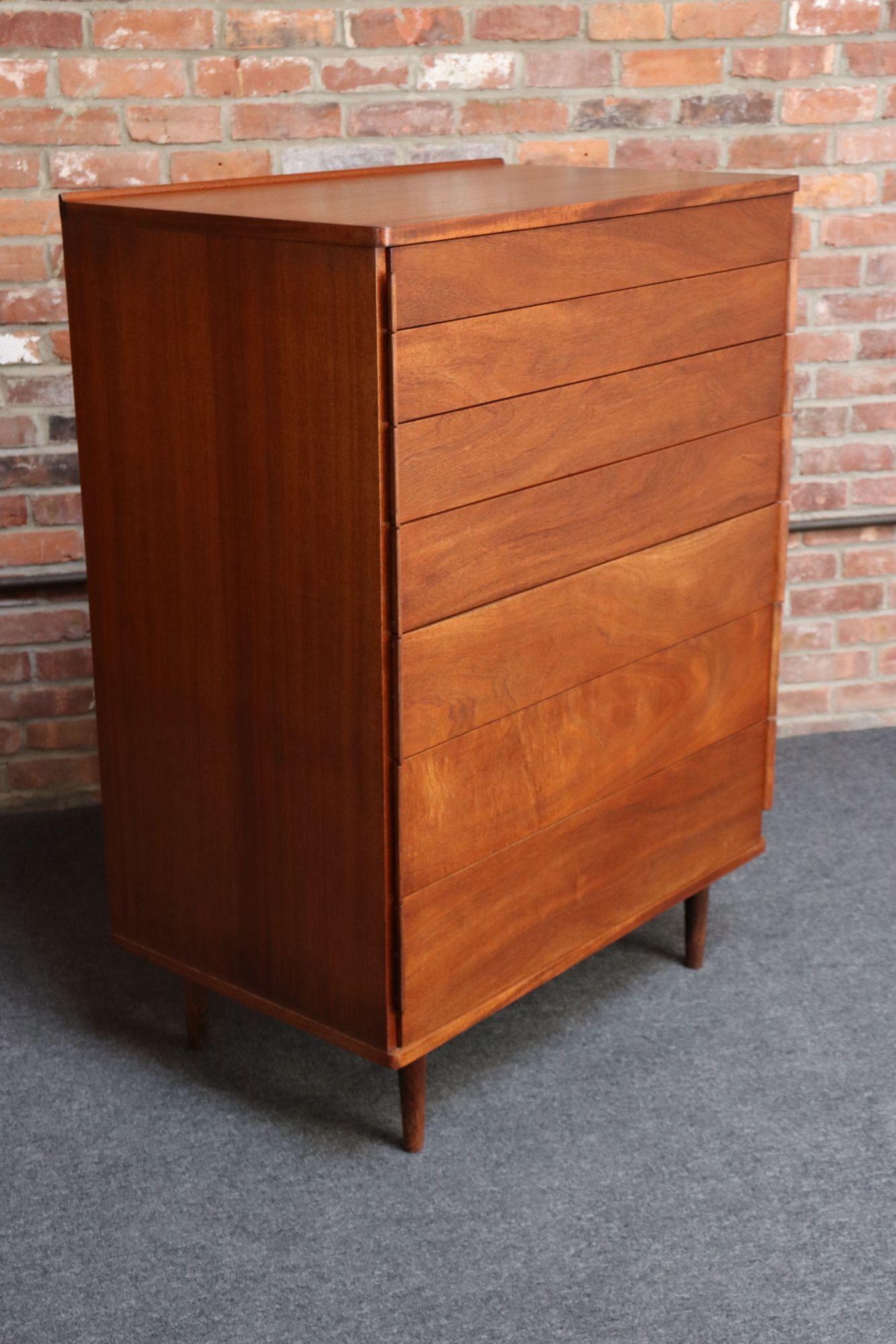 Commode haute/commode vintage en acajou d'Edward Wormley pour Dunbar en vente 10