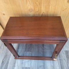 Vintage Mahogany Humidor Lockbox