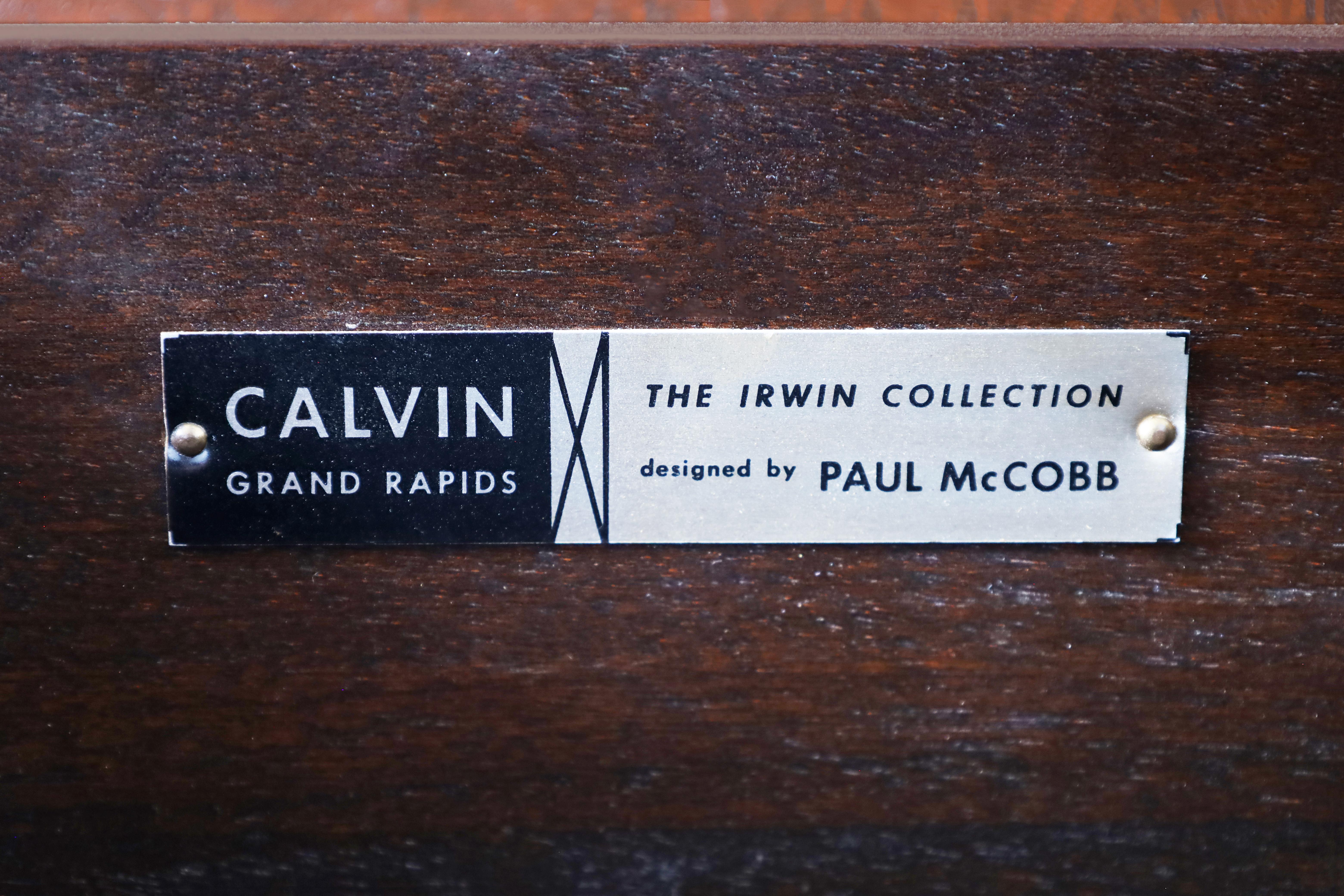 Vintage-Anrichte aus Mahagoni der „Irwin-Kollektion“ von Paul McCobb für Calvin Furniture im Angebot 4
