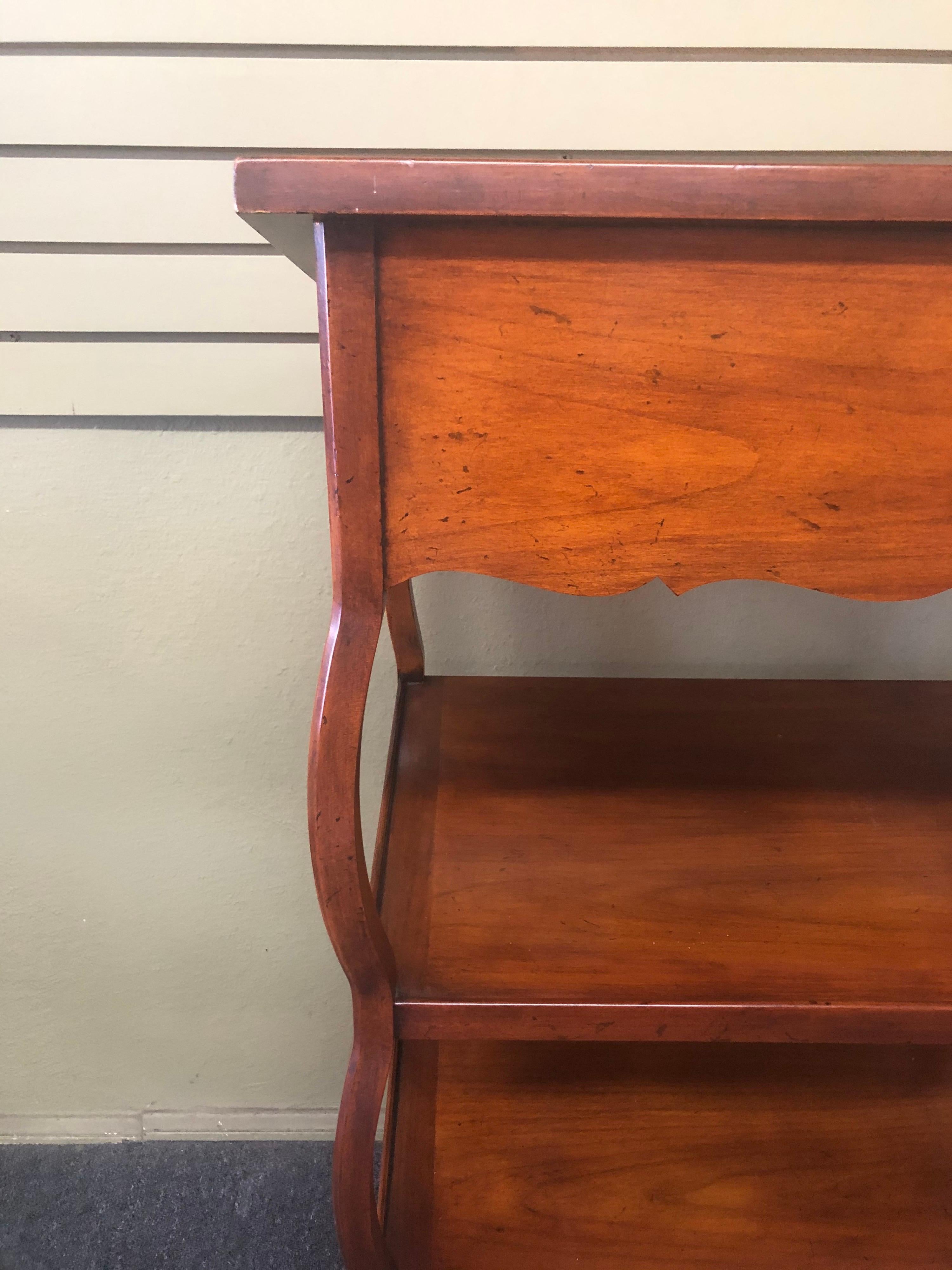 Vintage Mahogany Lecturn with Drawer by Baker For Sale 5