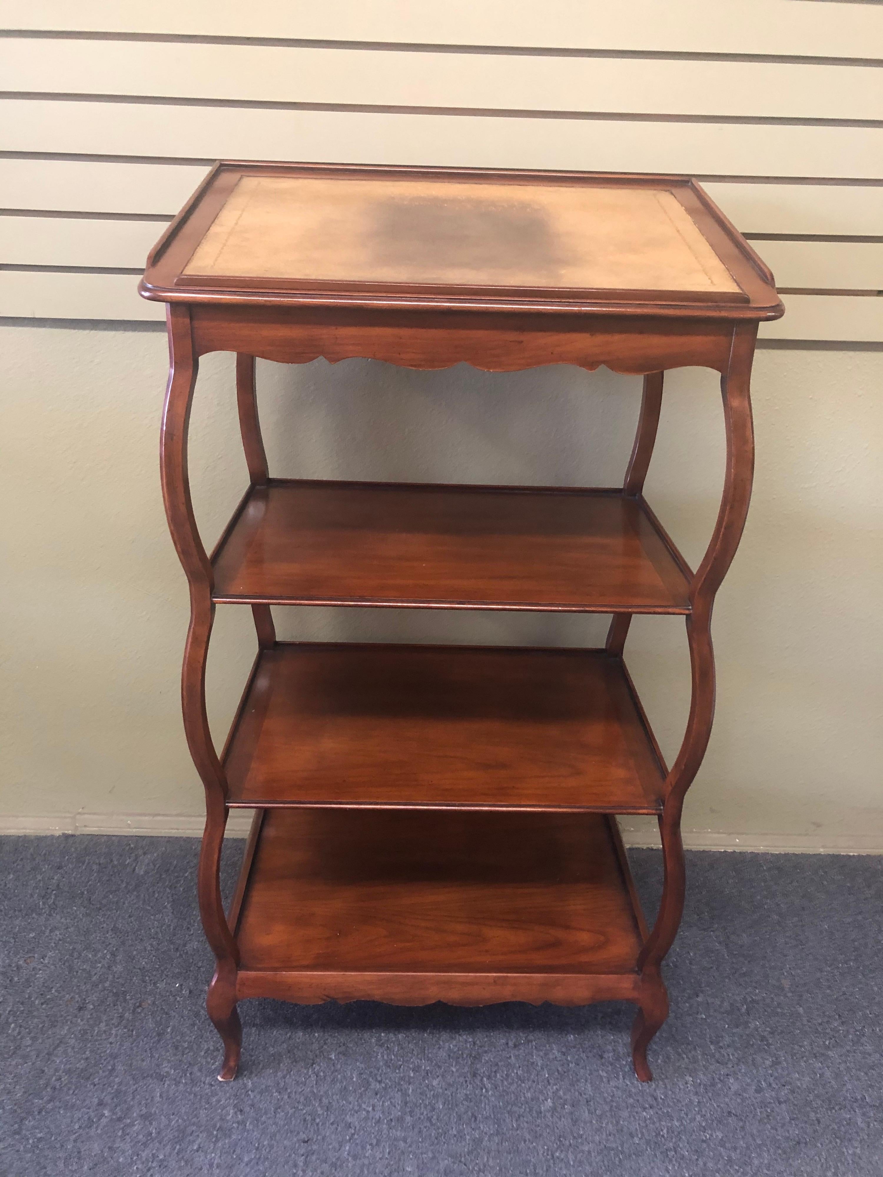 American Vintage Mahogany Lecturn with Drawer by Baker For Sale