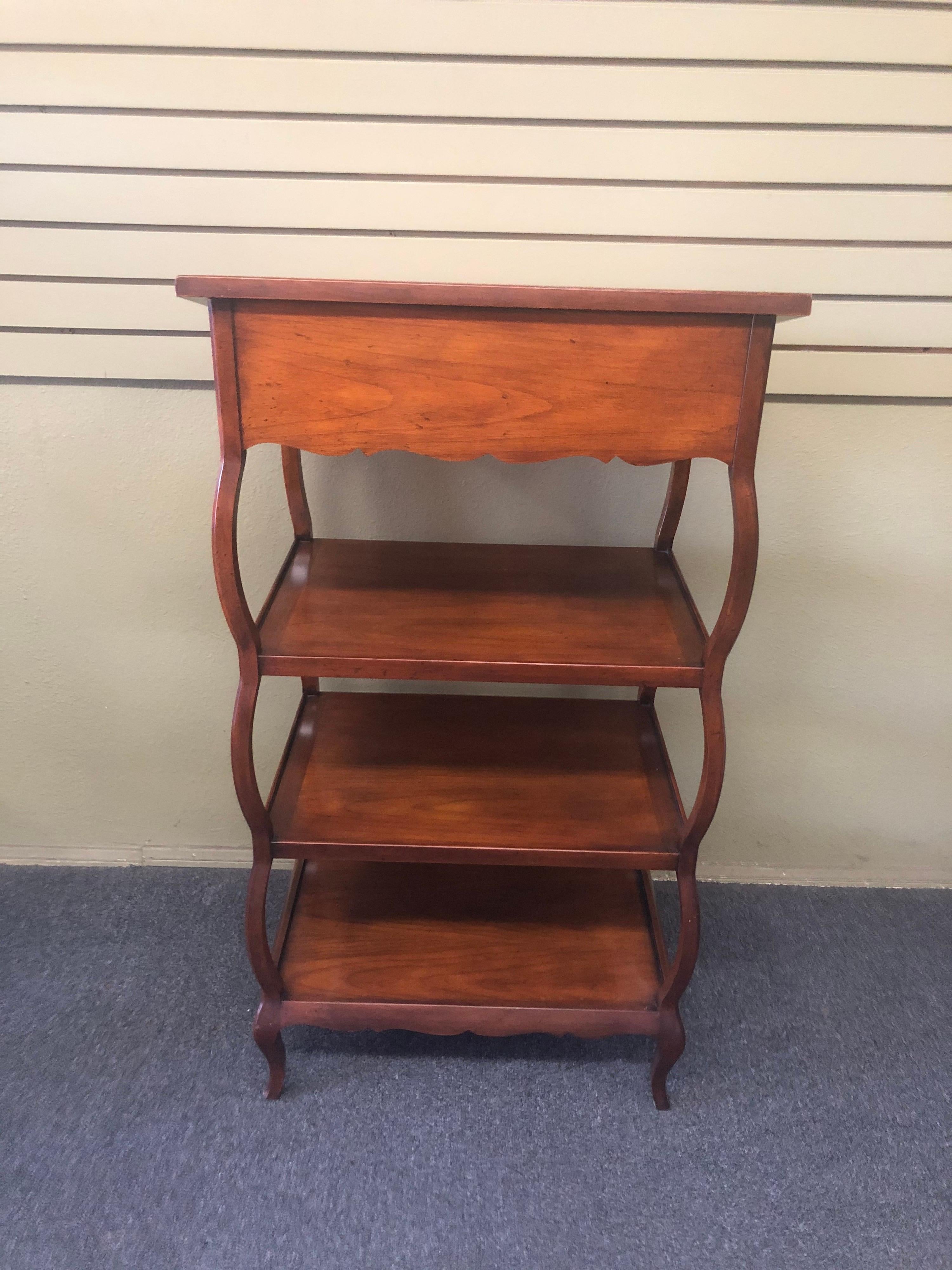 Vintage Mahogany Lecturn with Drawer by Baker For Sale 3