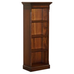 Vintage Mahogany Library Bookcase with Height Adjustable Shelves