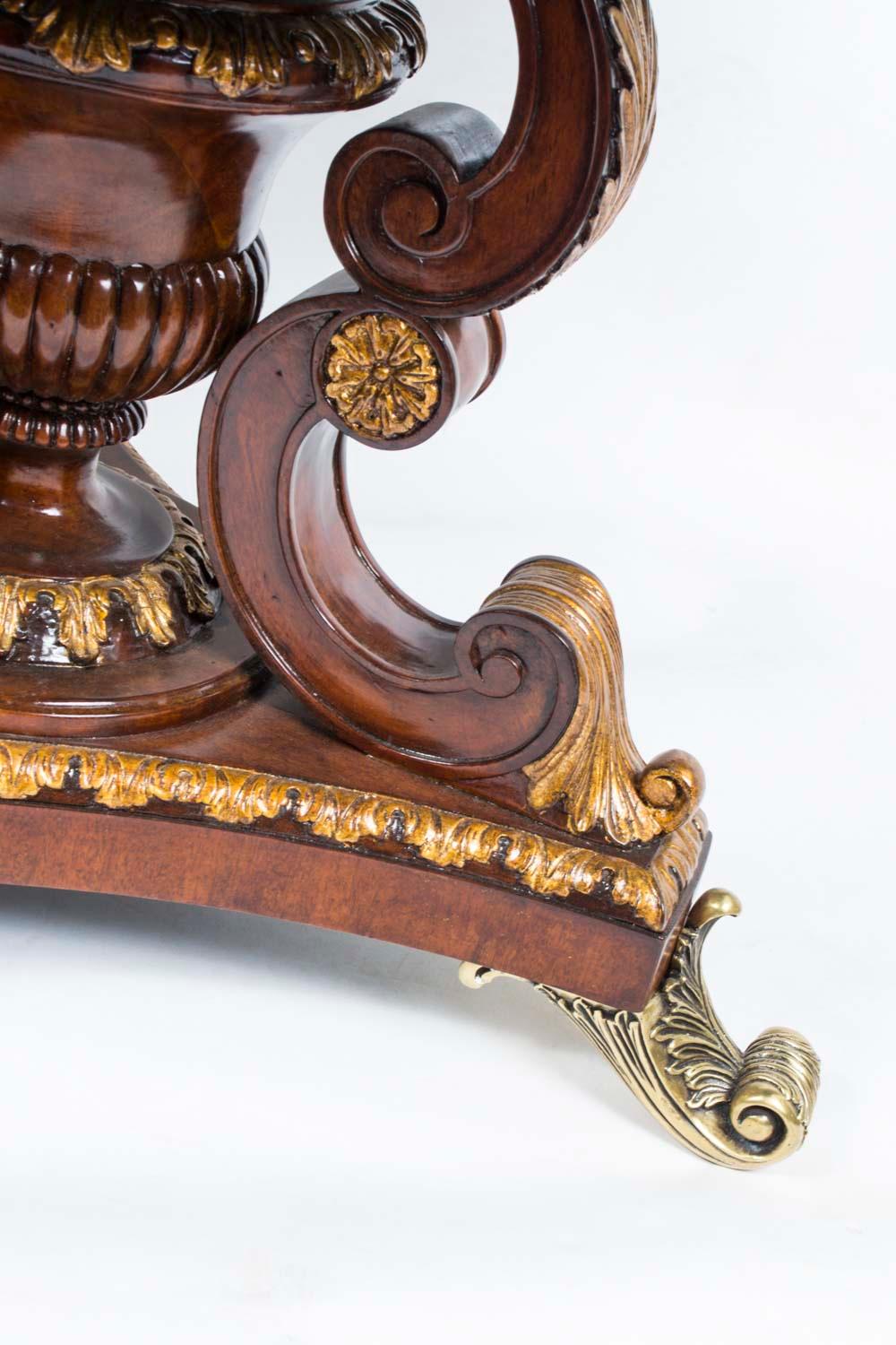 Vintage Mahogany Parquetry & Ormolu 