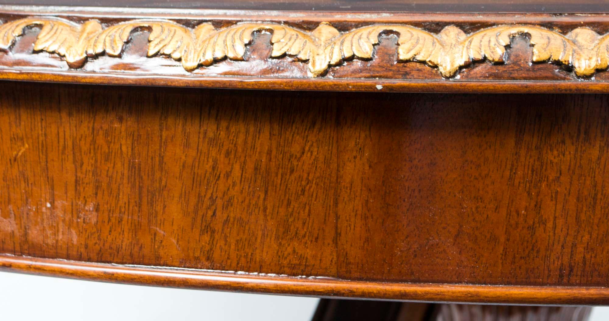 Vintage Mahogany Parquetry & Ormolu 