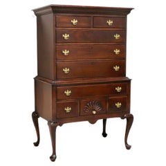 Mahogany Queen Anne Style Highboy Chest on Chest by LAMMERT’S FURNITURE
