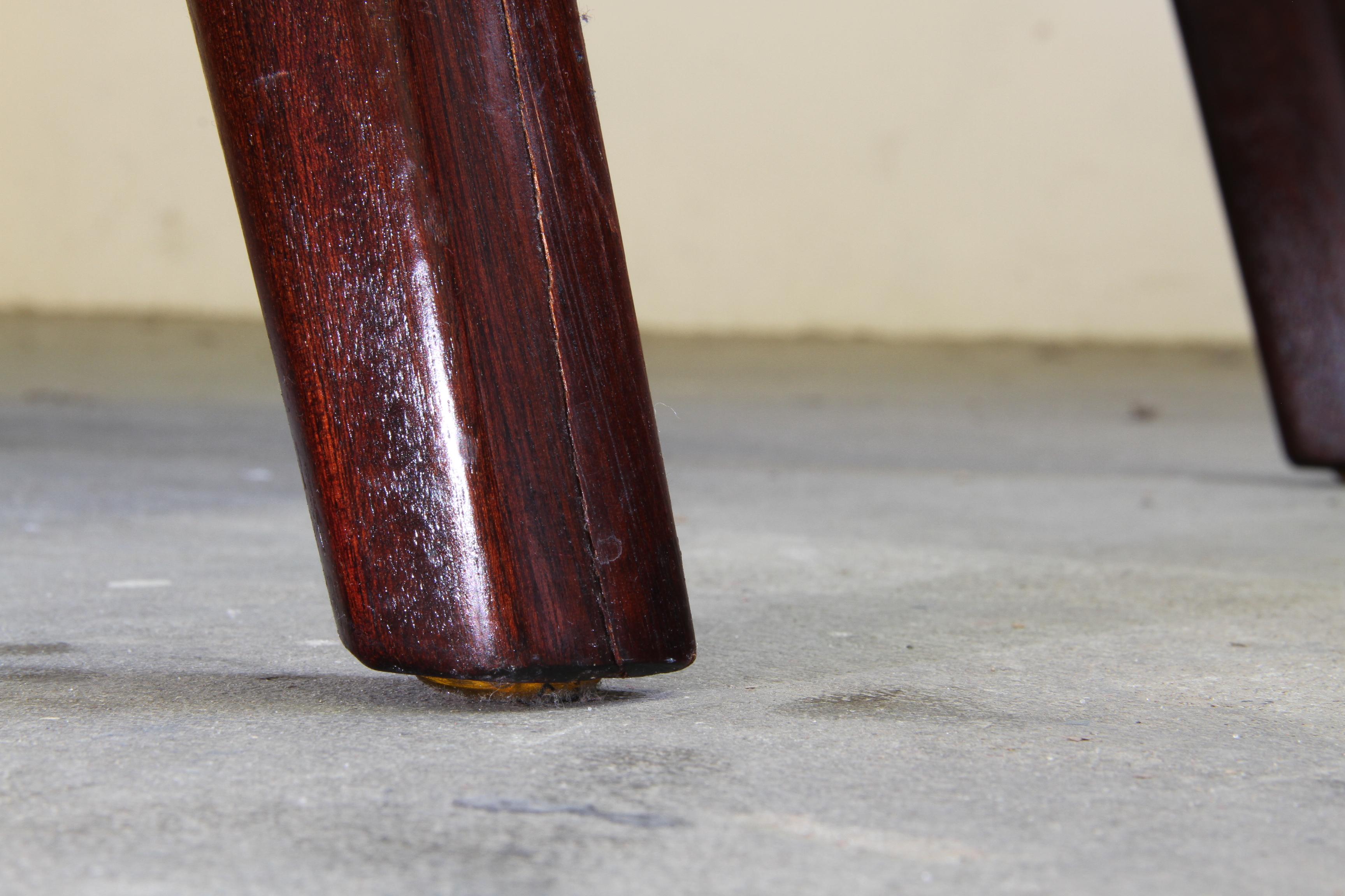 Sedia da salotto con schienale alto Senator in mogano vintage di Ole Wanscher per Cado, anni '60 in vendita 6