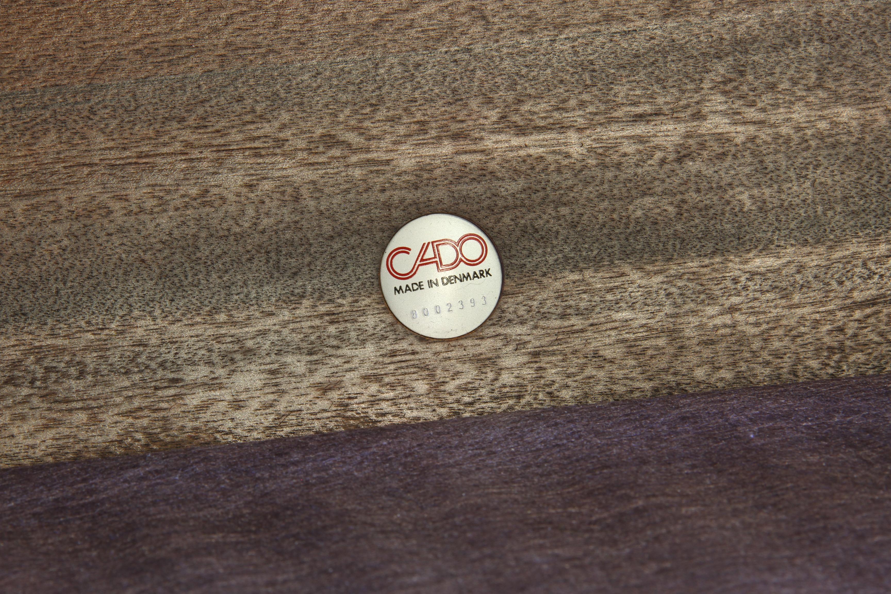 Sedia da salotto con schienale alto Senator in mogano vintage di Ole Wanscher per Cado, anni '60 in vendita 11