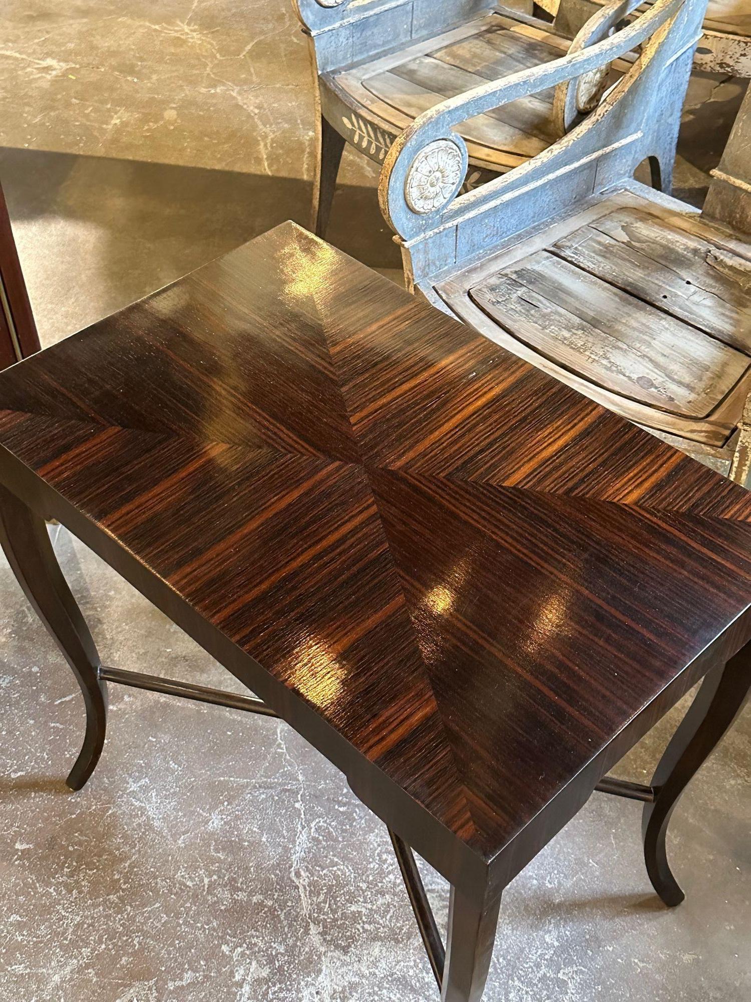 Vintage Mahogany Side Table In Good Condition In Dallas, TX