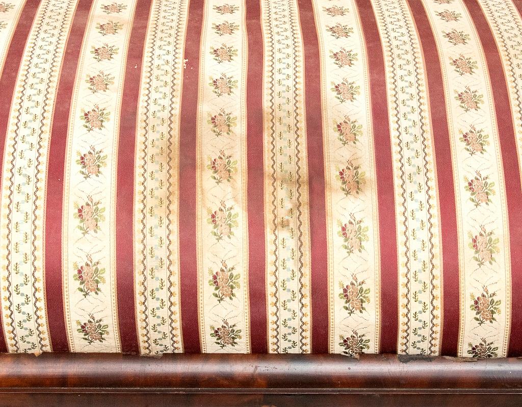Italian Vintage Mahogany Sofa, Biedermeier Style, 19th Century