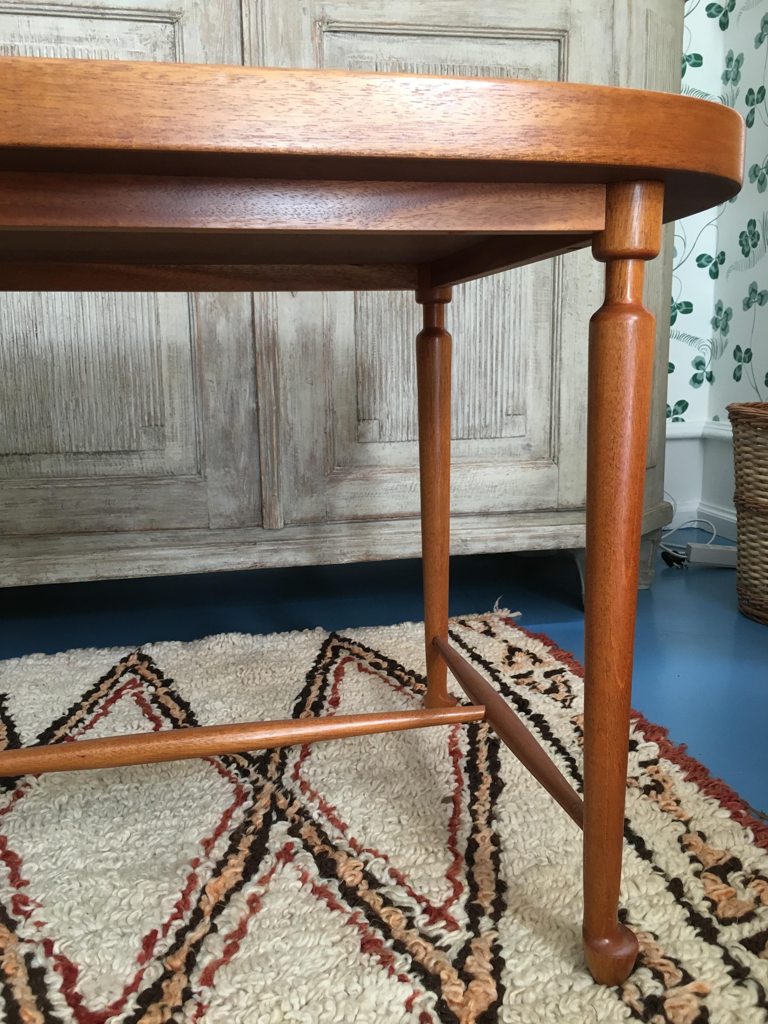 Vintage Mahogany Table Designed by Josef Frank for Svenskt Tenn, Sweden 1950's In Good Condition In Copenhagen K, DK