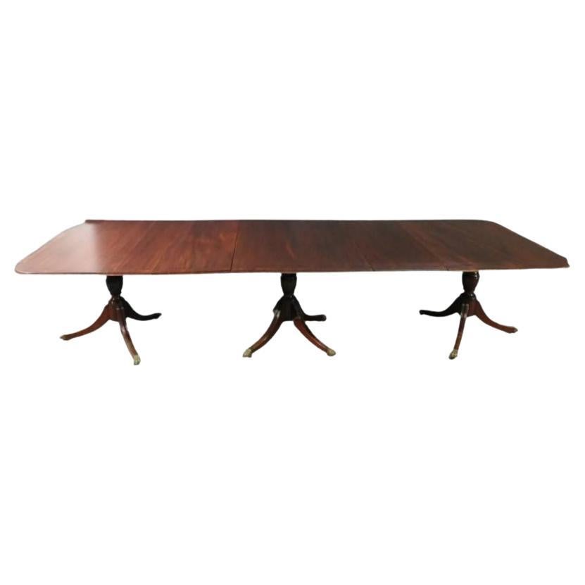 Vintage Baker Milling Road Round Dining Table For Sale at 1stDibs