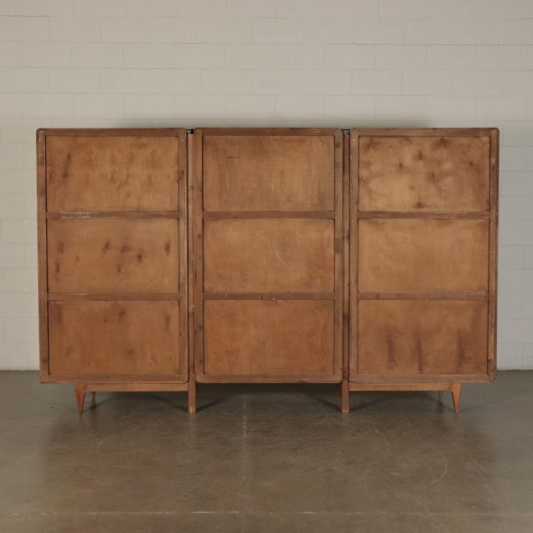 Vintage Mahogany Veneer Wardrobe, 1950s at 1stDibs
