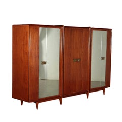 Vintage Mahogany Veneer Wardrobe, 1950s