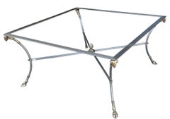 Vintage Maison Jansen Ram's Head Coffee Cocktail Table