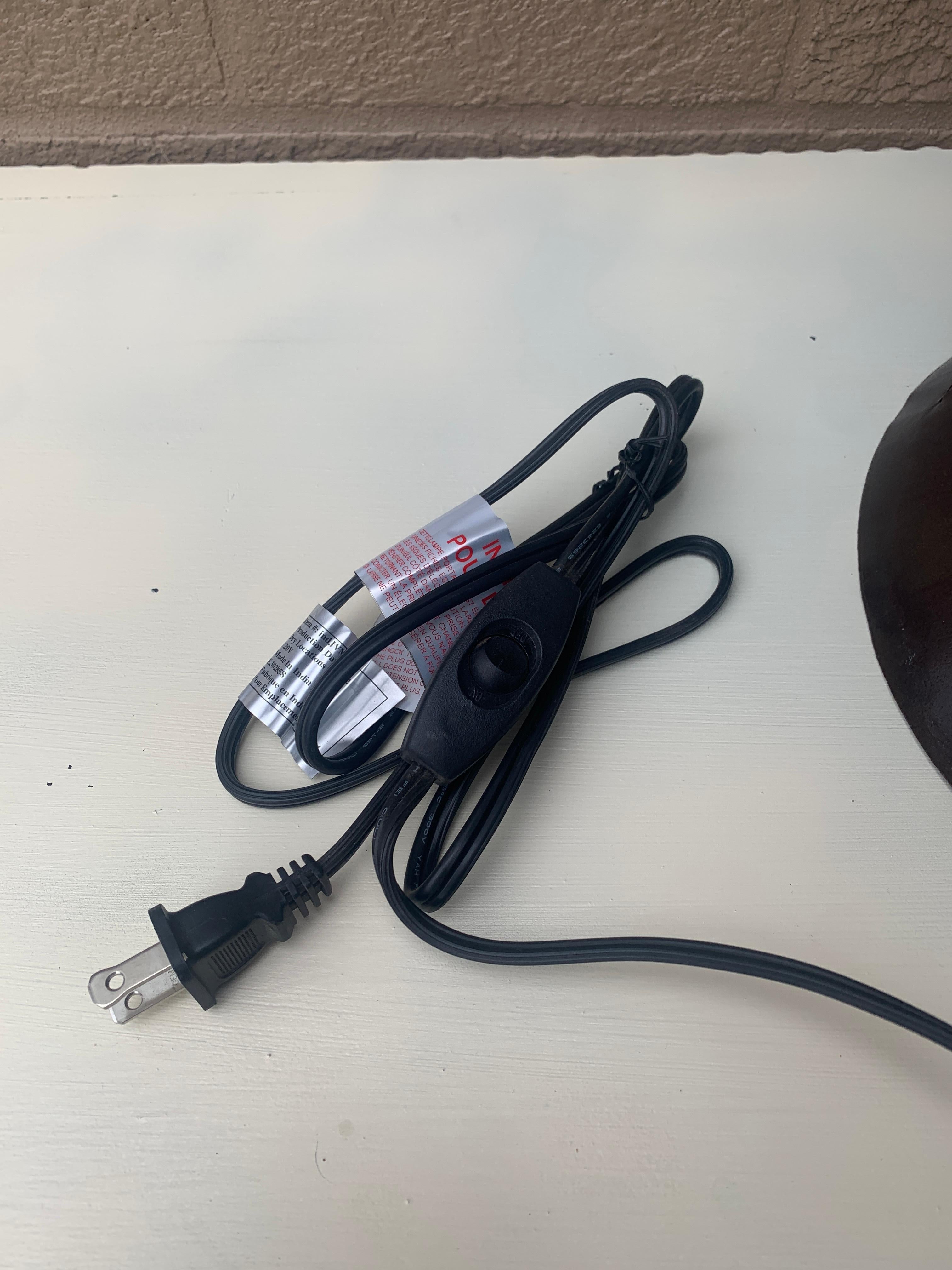 Lampe de table vintage en métal en forme de palmier en vente 3