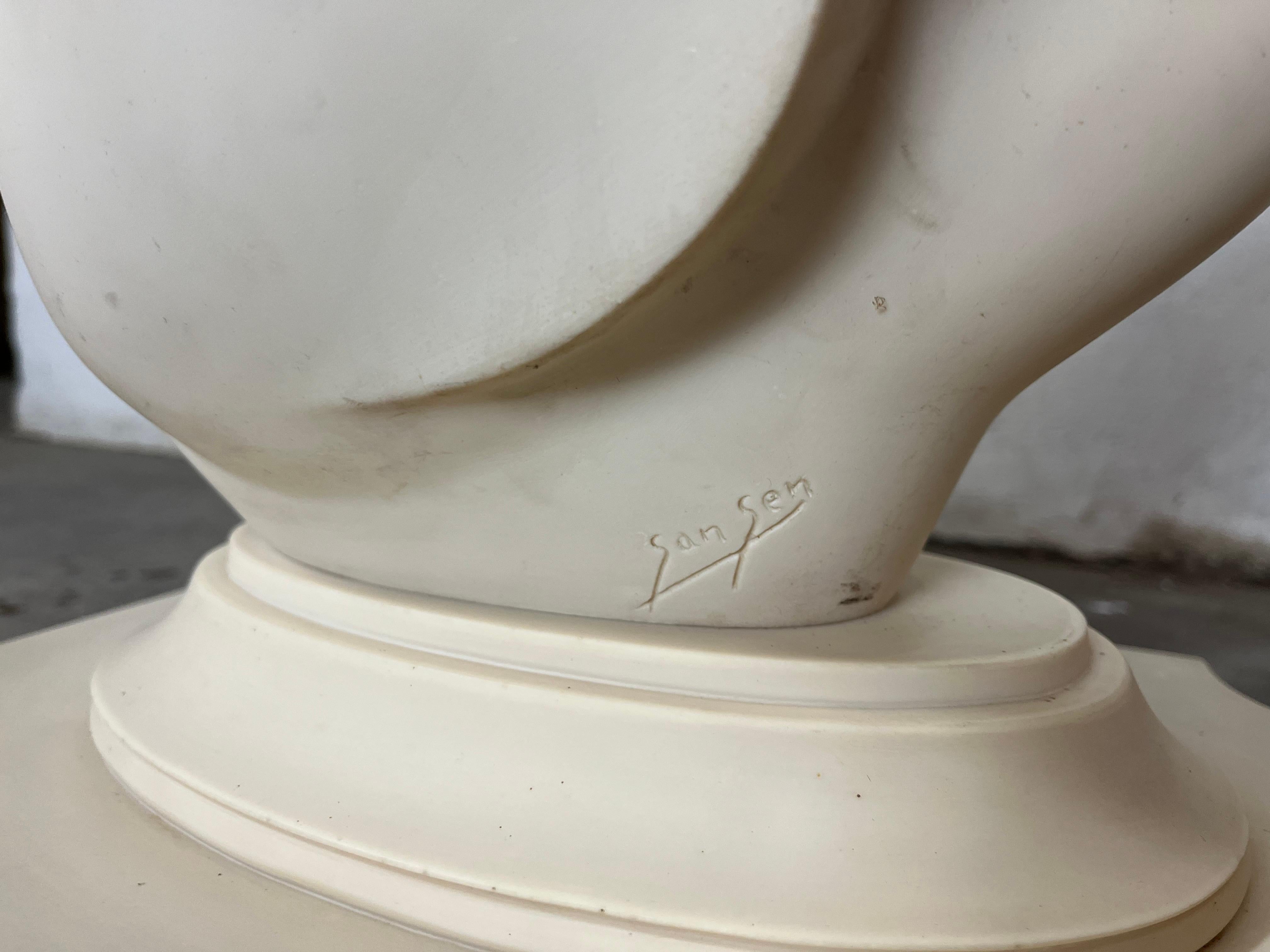 XX secolo Tavolo Cigno Maison Jansen d'epoca firmato in vendita