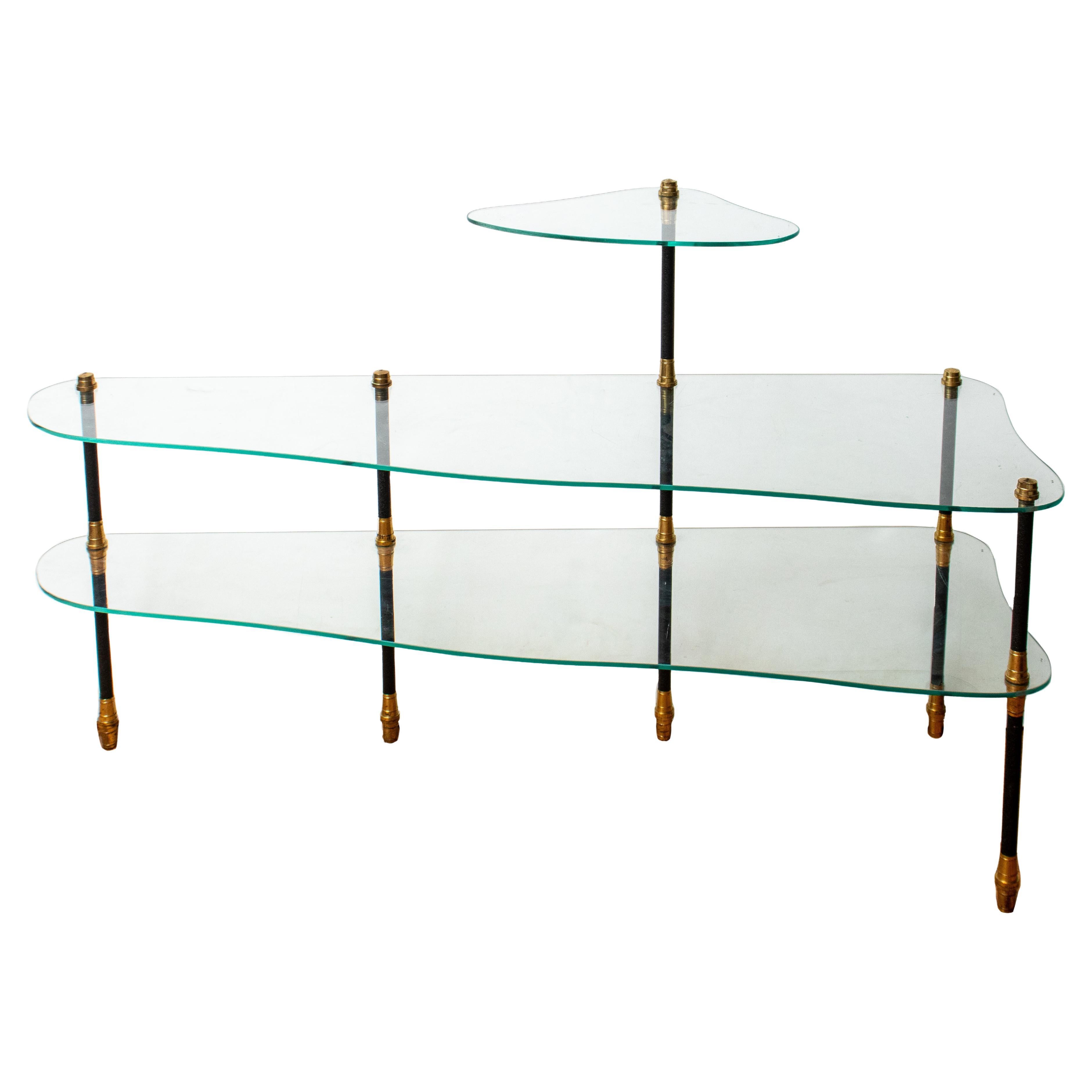 Art Deco Lucite Wall Mounted Shelf at 1stDibs