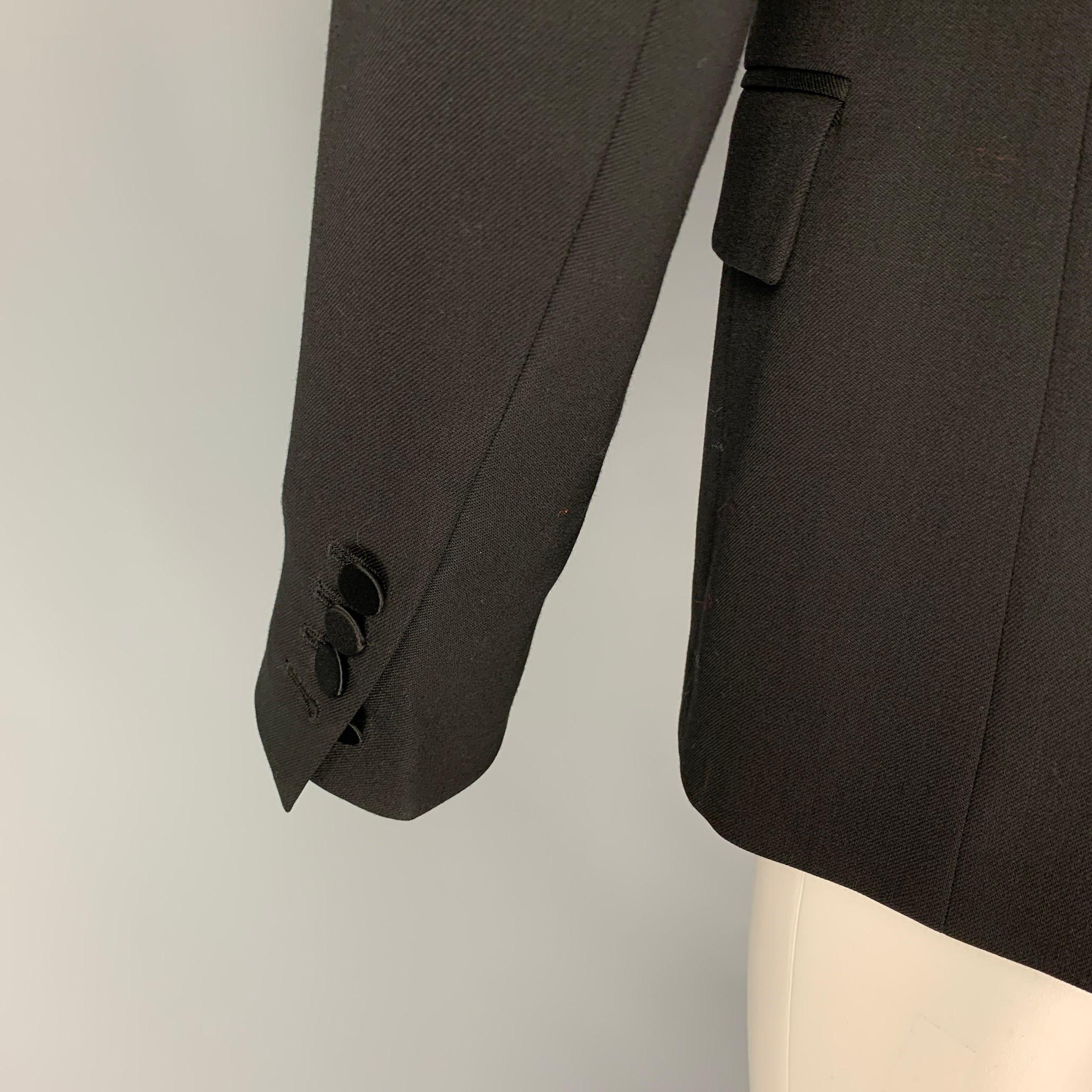 Men's Vintage MAISON MARGIELA Size 40 Black Polyester Blend Sport Coat