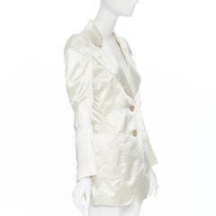 vintage MAISON MARTIN MARGIELA 1990's ivory deconstructed cigarette jacket rare