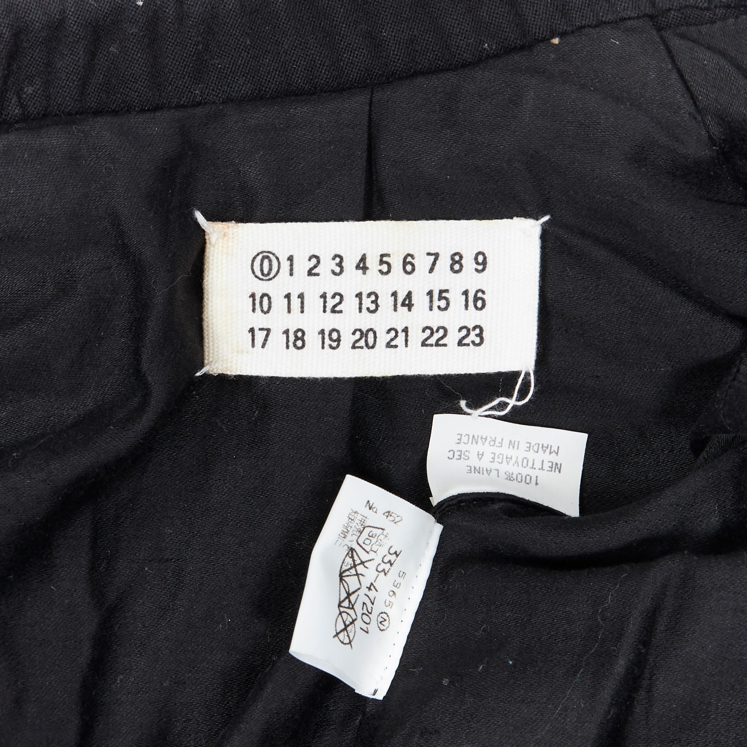 vintage MAISON MARTIN MARGIELA Chaqueta blazer casual pintada en plata artesanal M 5